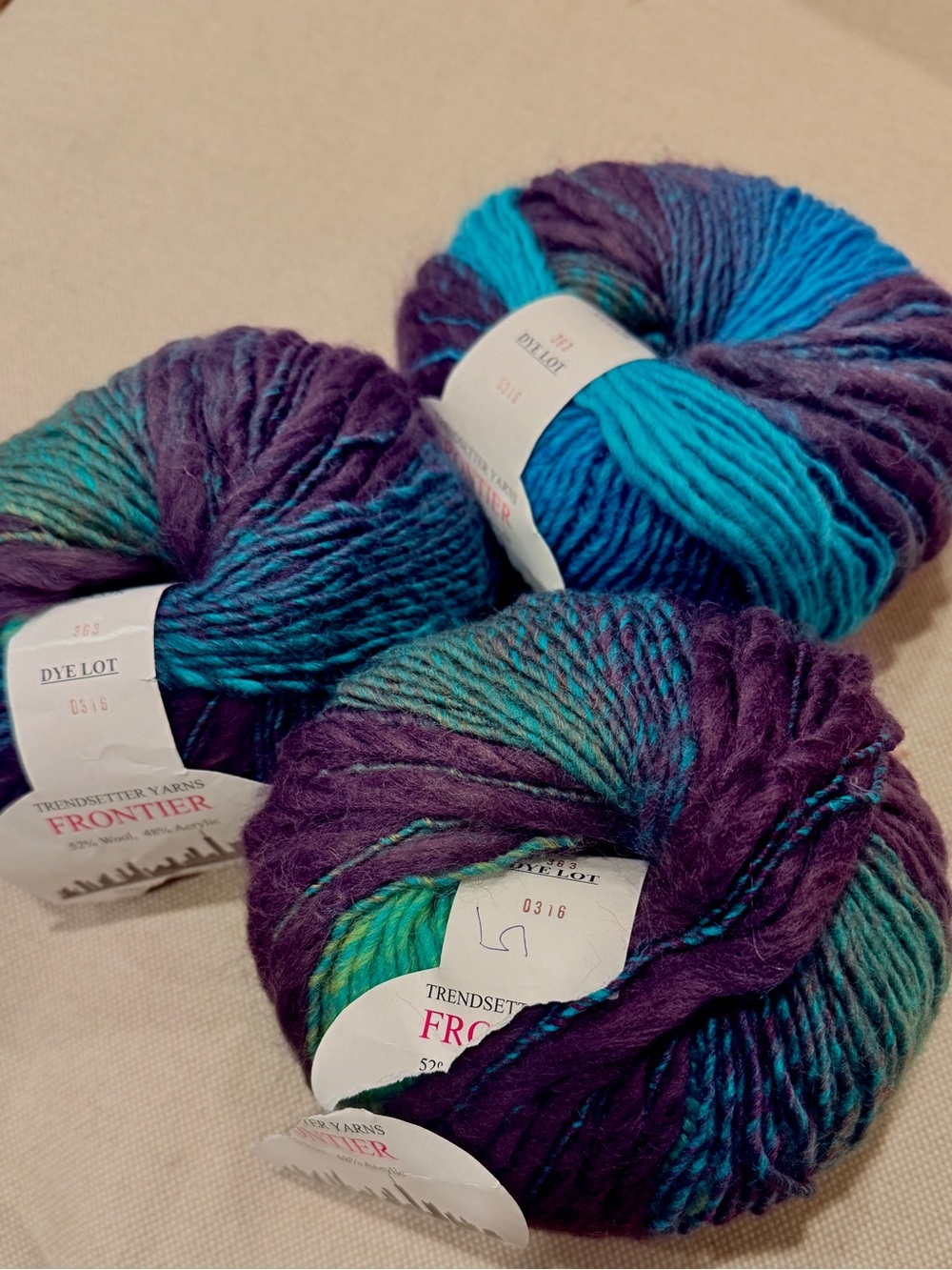 Trendsetter Yarns FRONTIER, 3 balls
